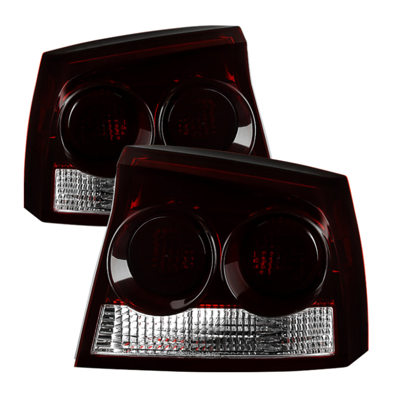 SPYDER Xtune Dodge Charger 2009-2010 OEM Style Tail Lights Red Smoked ALT-JH-DC09-OE-RSM 9033544