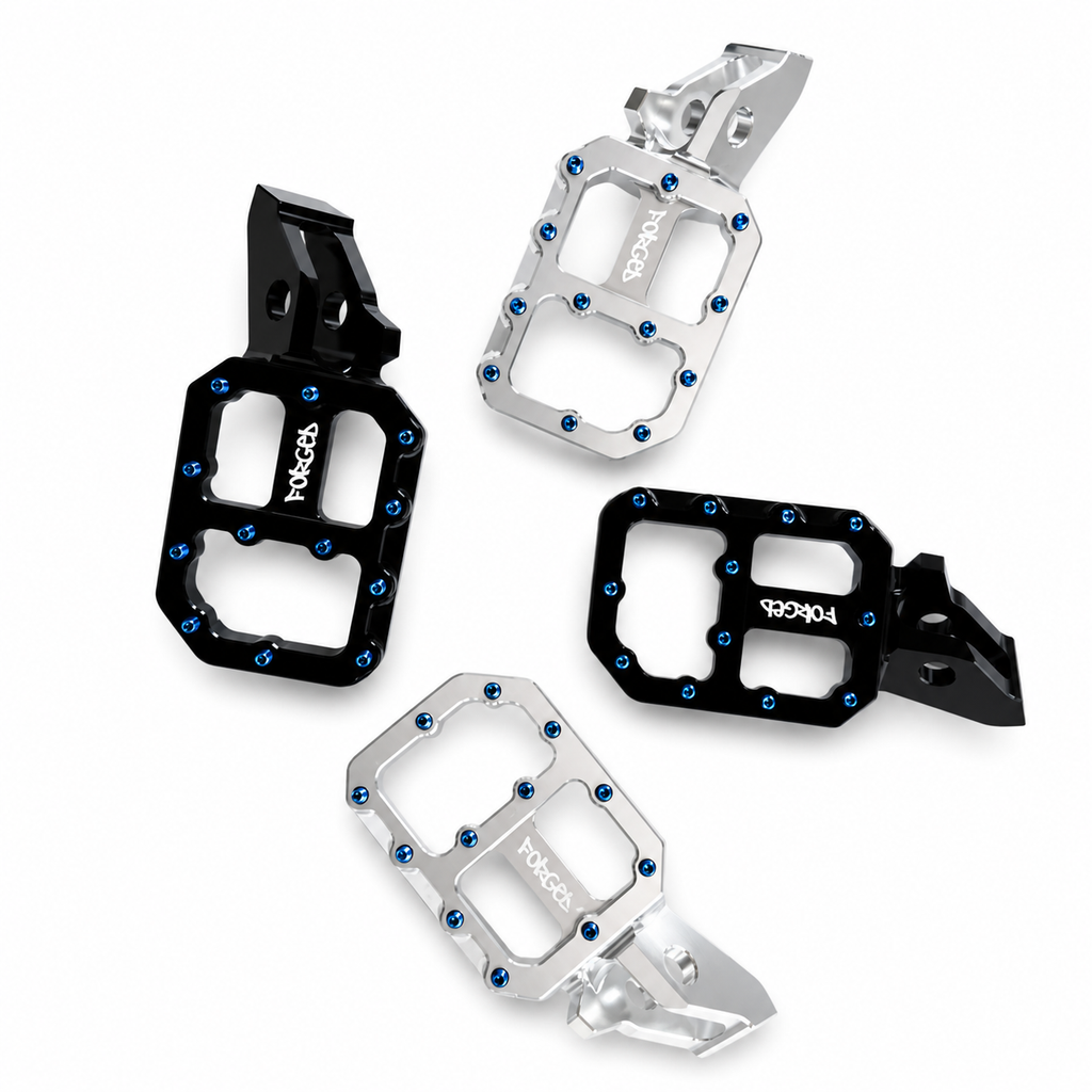 Sur-Ron Ultra Bee Super-Wide Footpegs | CNC E-Moto Foot Pegs