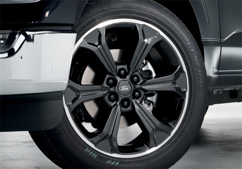 Ford Racing 15-23 F-150 22in Wheel Kit - Black w/Machined Face M-1007K-S2295B
