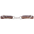 Leather 3 Link Curb Chain