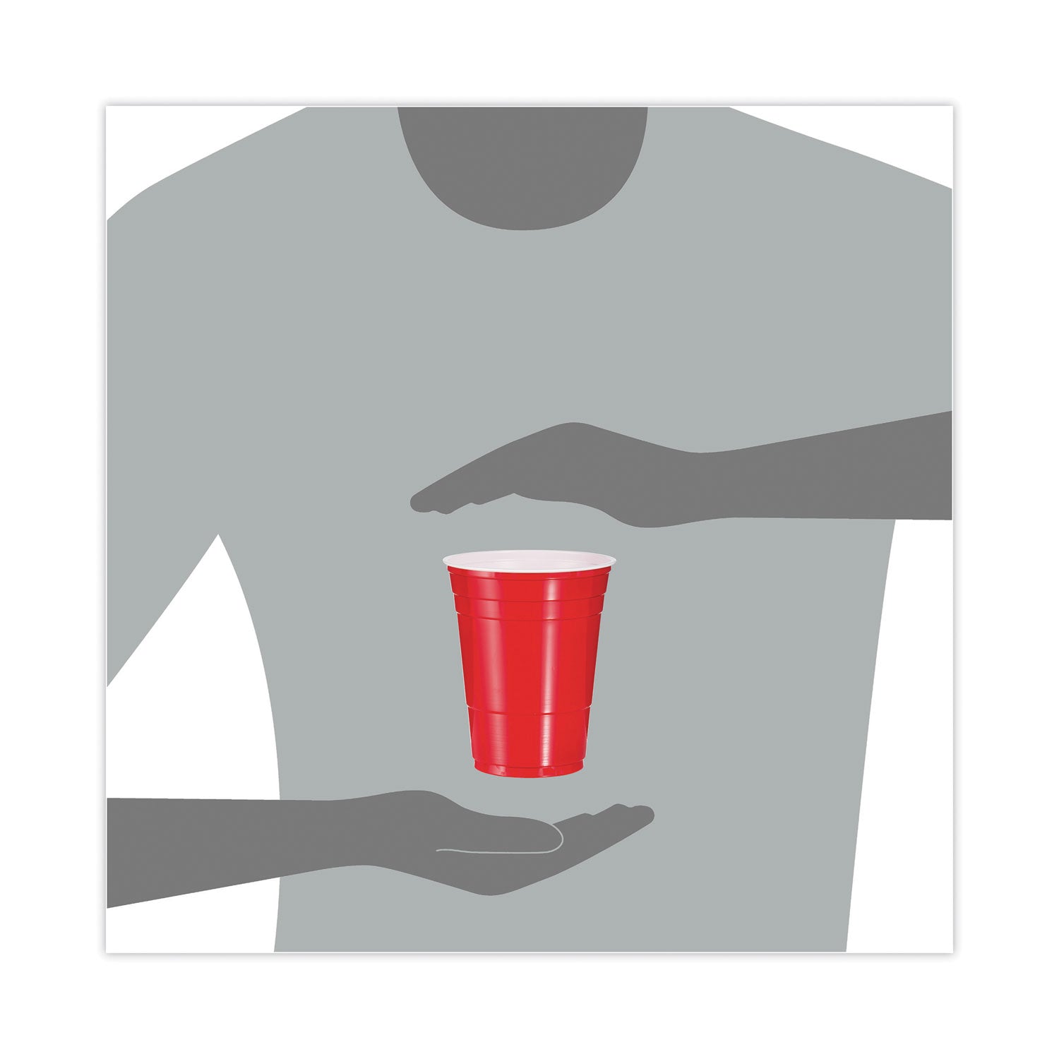 Dart Solo Plastic Party Cold Cups, 16 oz, Red, 50/Pack - PhishStones Products