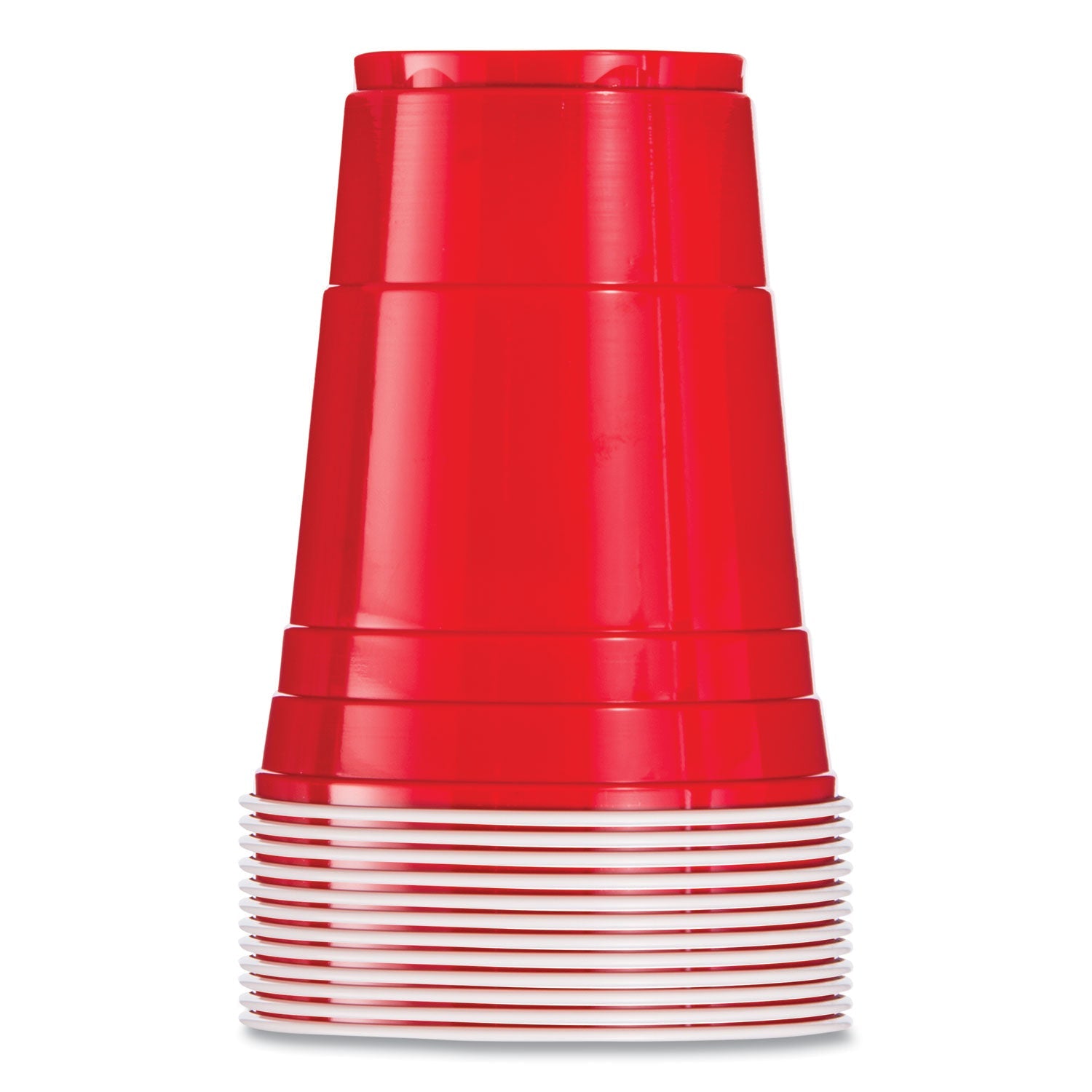 Dart Solo Plastic Party Cold Cups, 16 oz, Red, 50/Pack - PhishStones Products