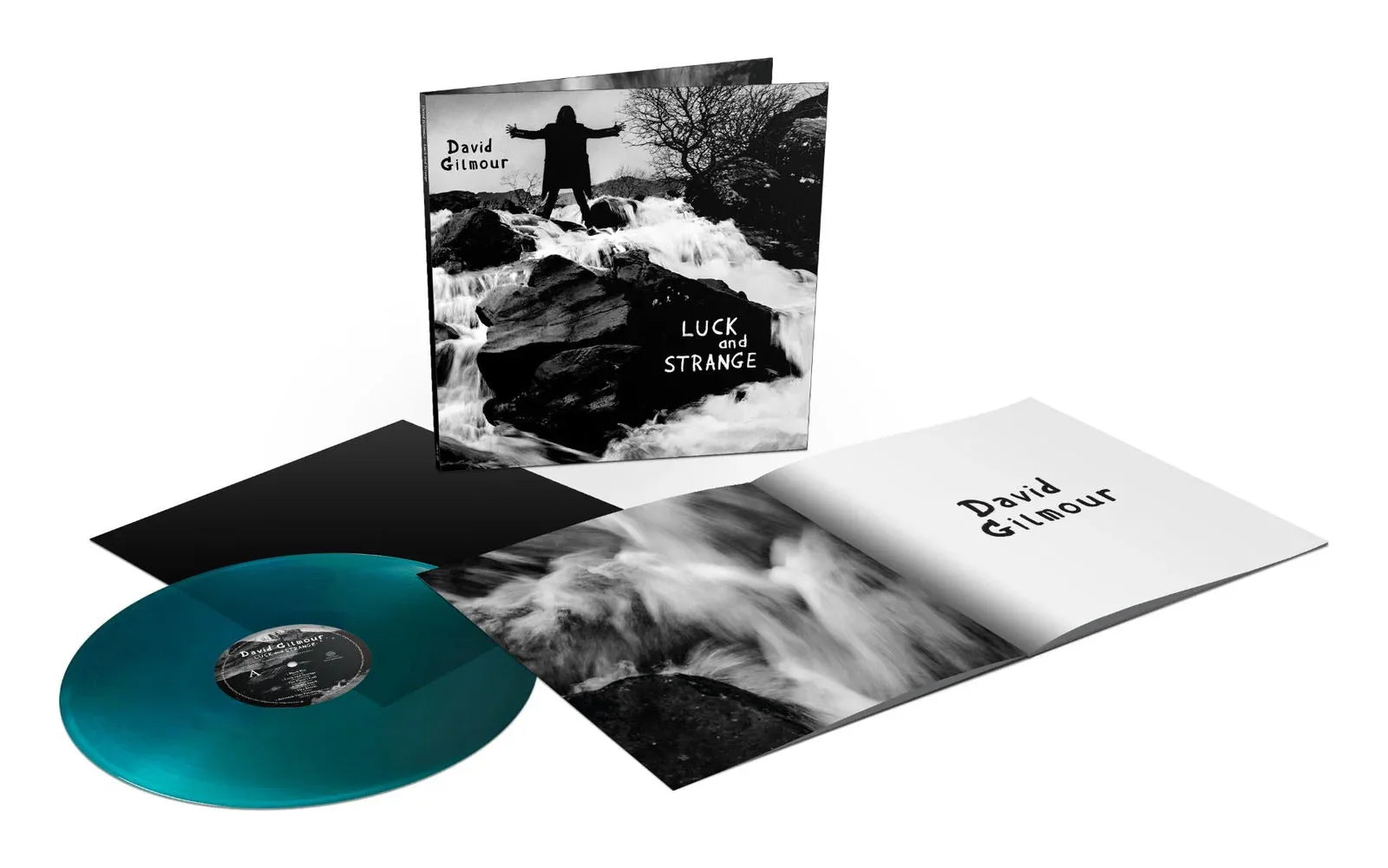 David Gilmour - Luck And Strange (Translucent Sea, Blue Vinyl) (LP) - PhishStones Products