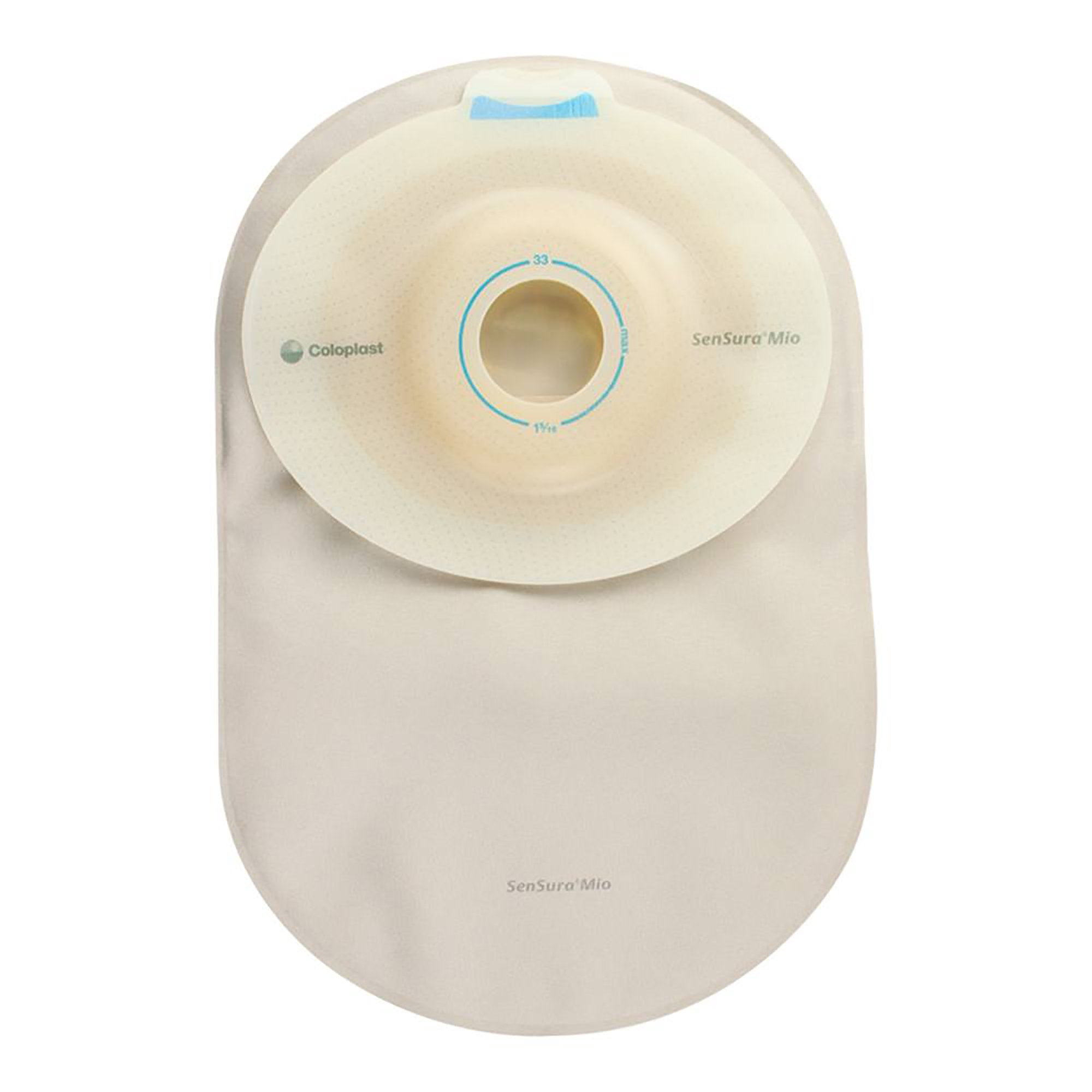 SenSura® Mio Convex Light 1-Piece Closed End Opaque Ostomy Pouch, 38mm Stoma 16334