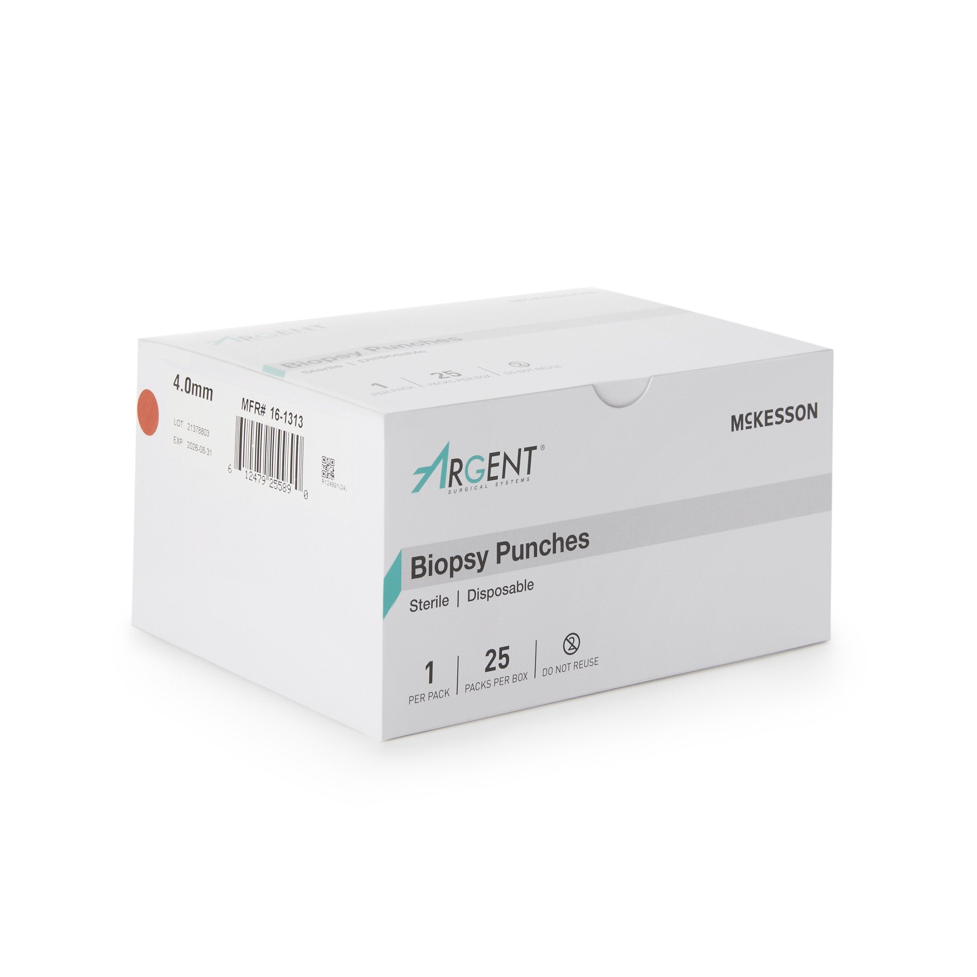McKesson Argent™ Disposable Biopsy Punches, 4.0 mm 16-1313