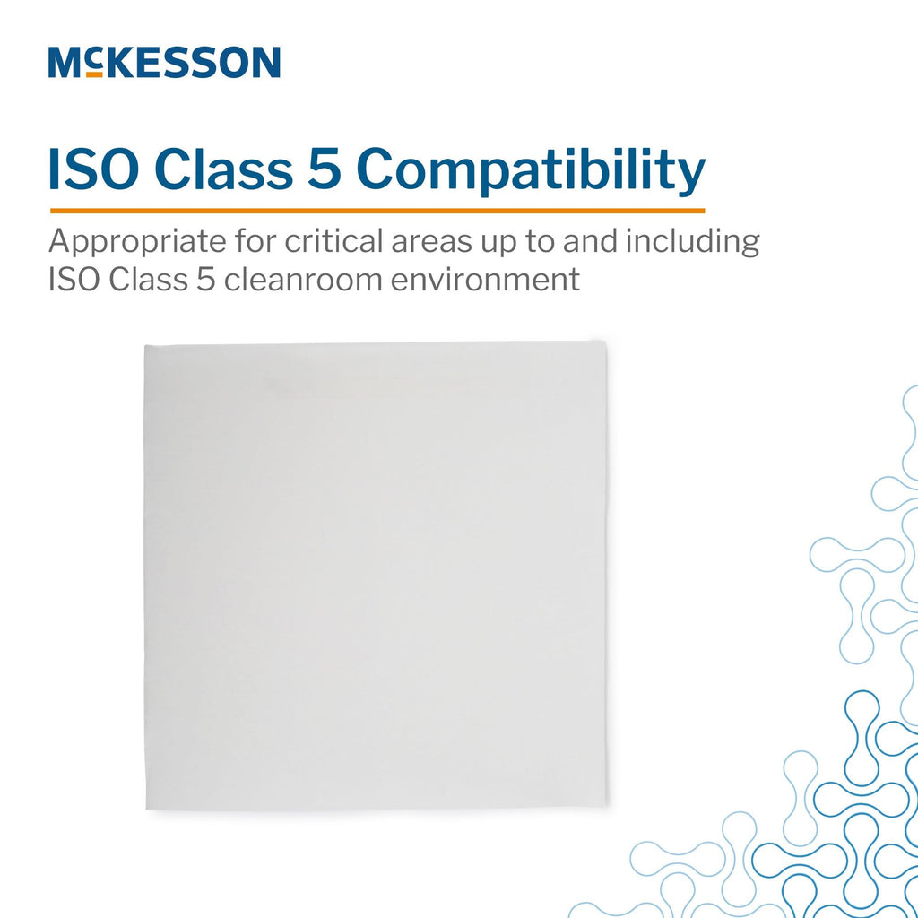 McKesson Cleanroom Wipes, 12 x 12 Inch MSWIP1212-20