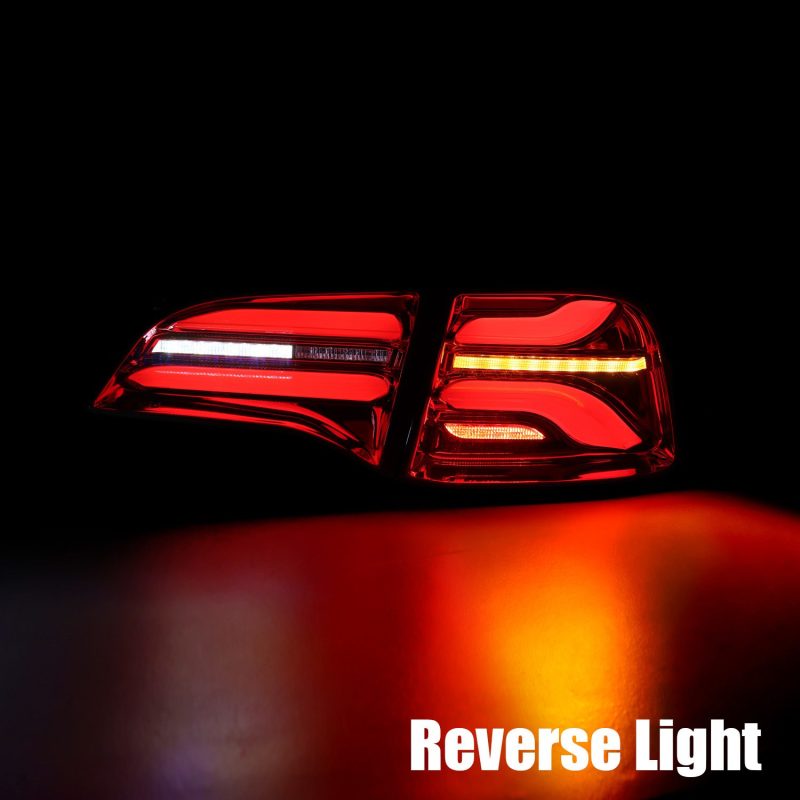 AlphaRex 20-22 Tesla Model Y PRO-Series LED Tail Lights Red Smoke w/Seq Sig 601040 *Discontinued