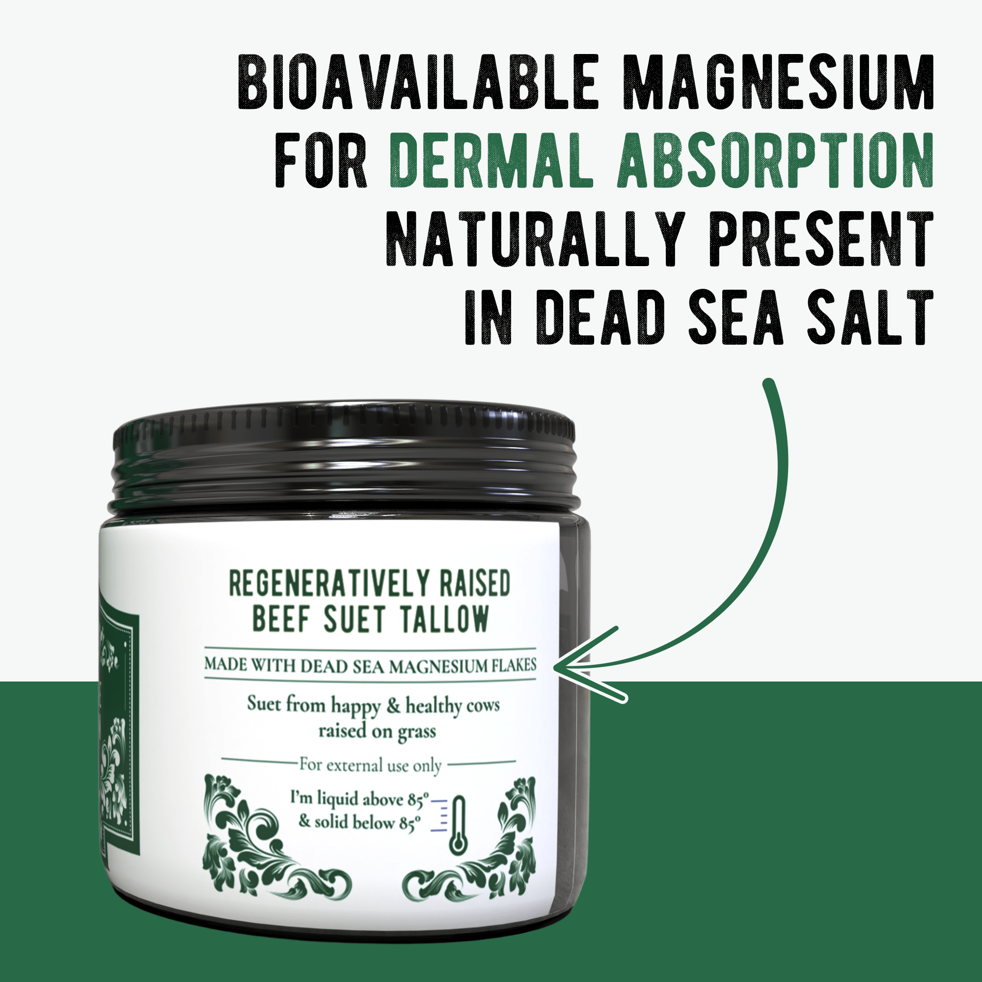 Dead Sea Magnesium & Tallow Balm - PhishStones Products