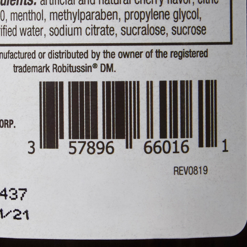 Geri-Care® Guaifenesin / Dextromethorphan Cold and Cough Relief, 16-ounce Bottle QRDM-16-GCP