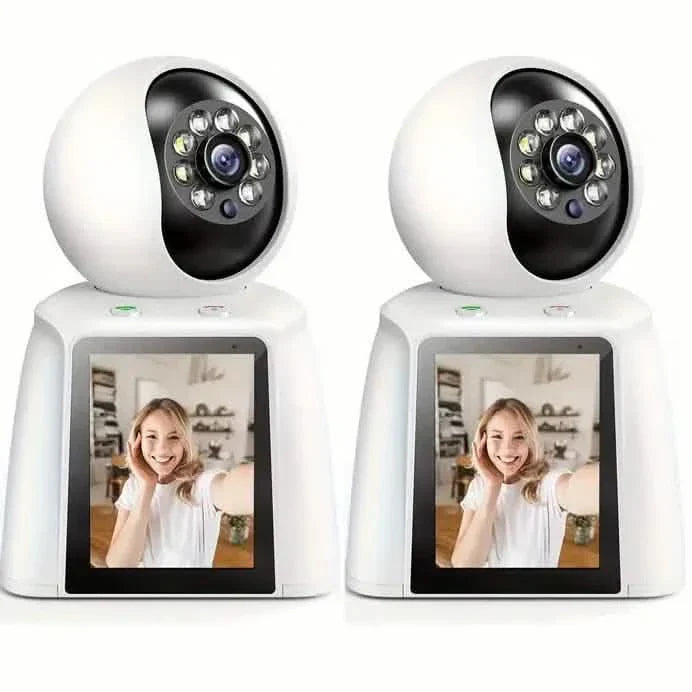 2-Pack: 2K Indoor Security Camera | 2-Way Audio & Video Call + Night Vision