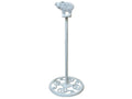 Whitewashed Cast Iron Pig Extra Toilet Paper Stand 15""