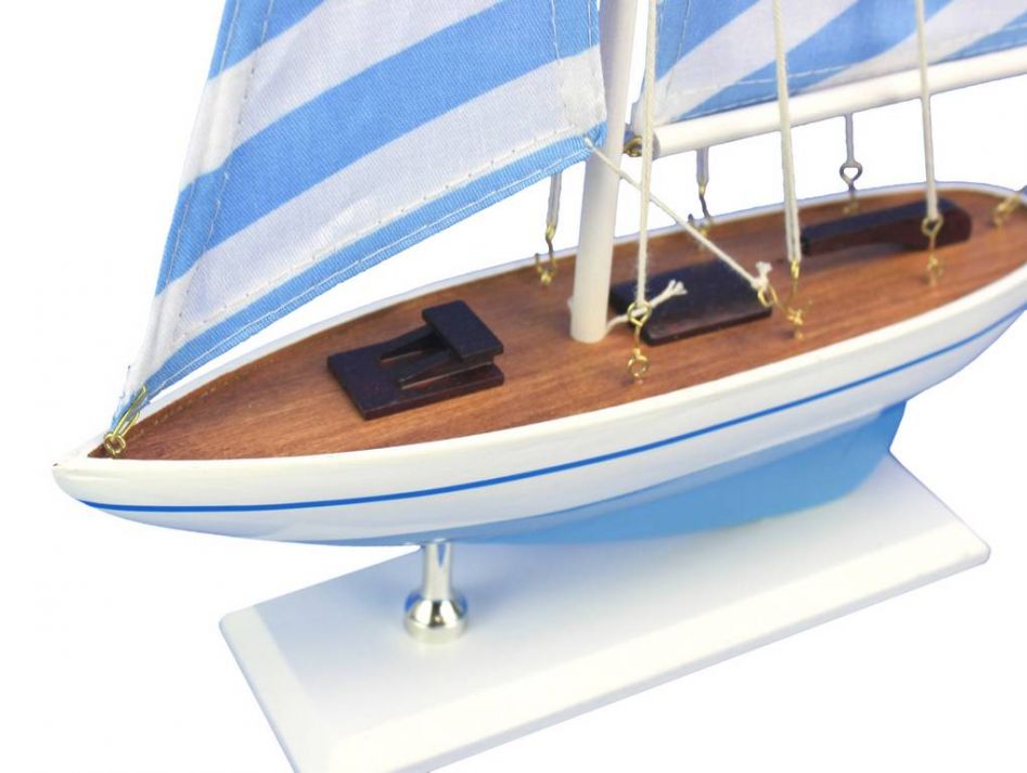 Wooden Anchors Aweigh Model Sailboat 17""