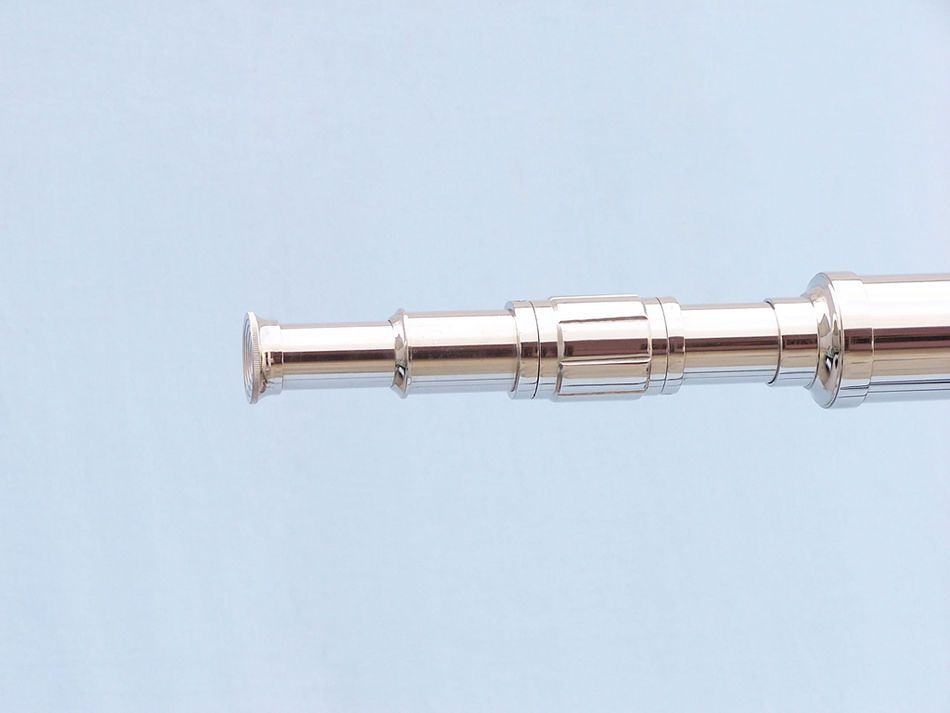 Floor Standing Chrome Galileo Telescope 65""
