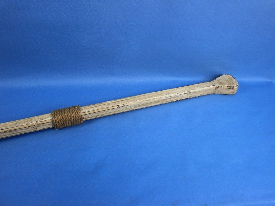 Wooden Rustic King Harbor Decorative Squared Rowing Boat Oar with Hooks 50""
