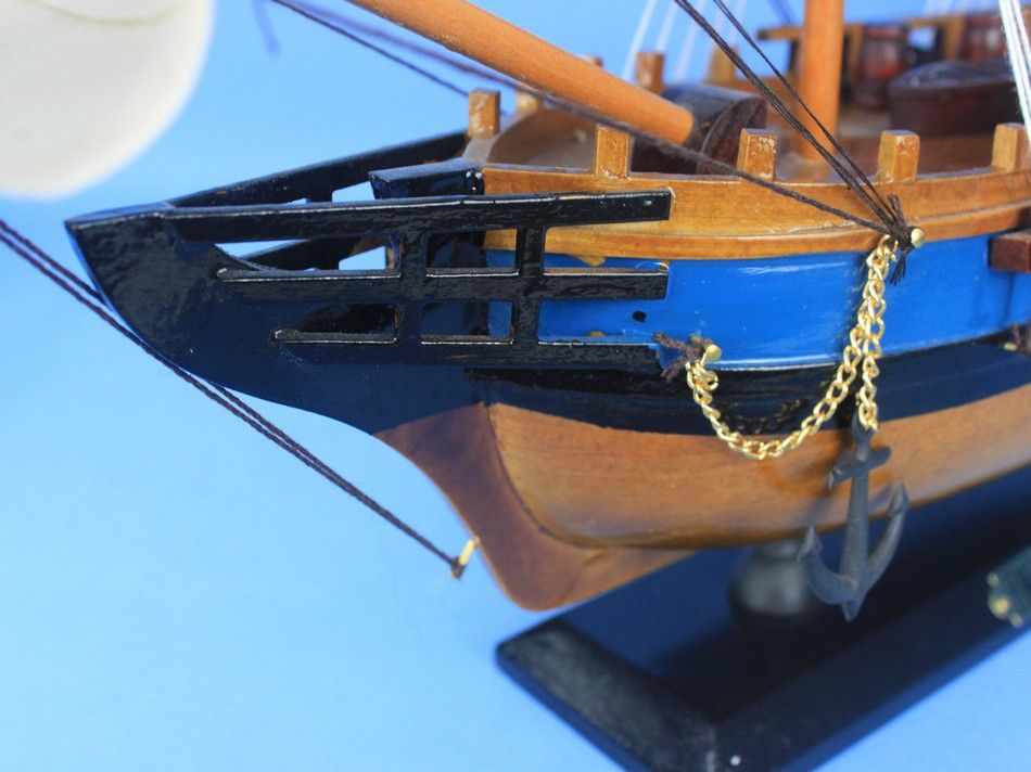 Wooden HMS Bounty Tall Model Ship 20""