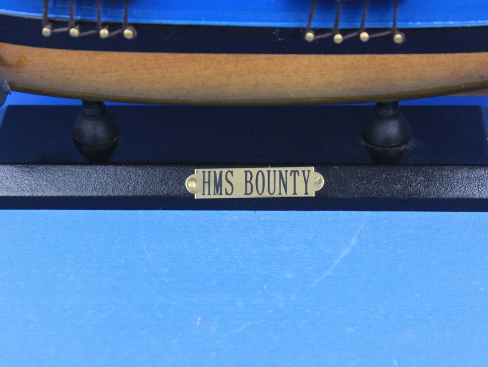 Wooden HMS Bounty Tall Model Ship 20""