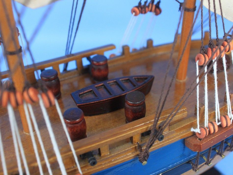 Wooden HMS Bounty Tall Model Ship 20""