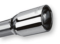 Borla Universal Polished Tip Single Oval Rolled Angle-Cut w/Clamp (inlet 2 1/4in. Outlet 3 5/8 x 2 1 20153