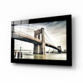 Twin Bridges Muted Skyline Glass Wall Art