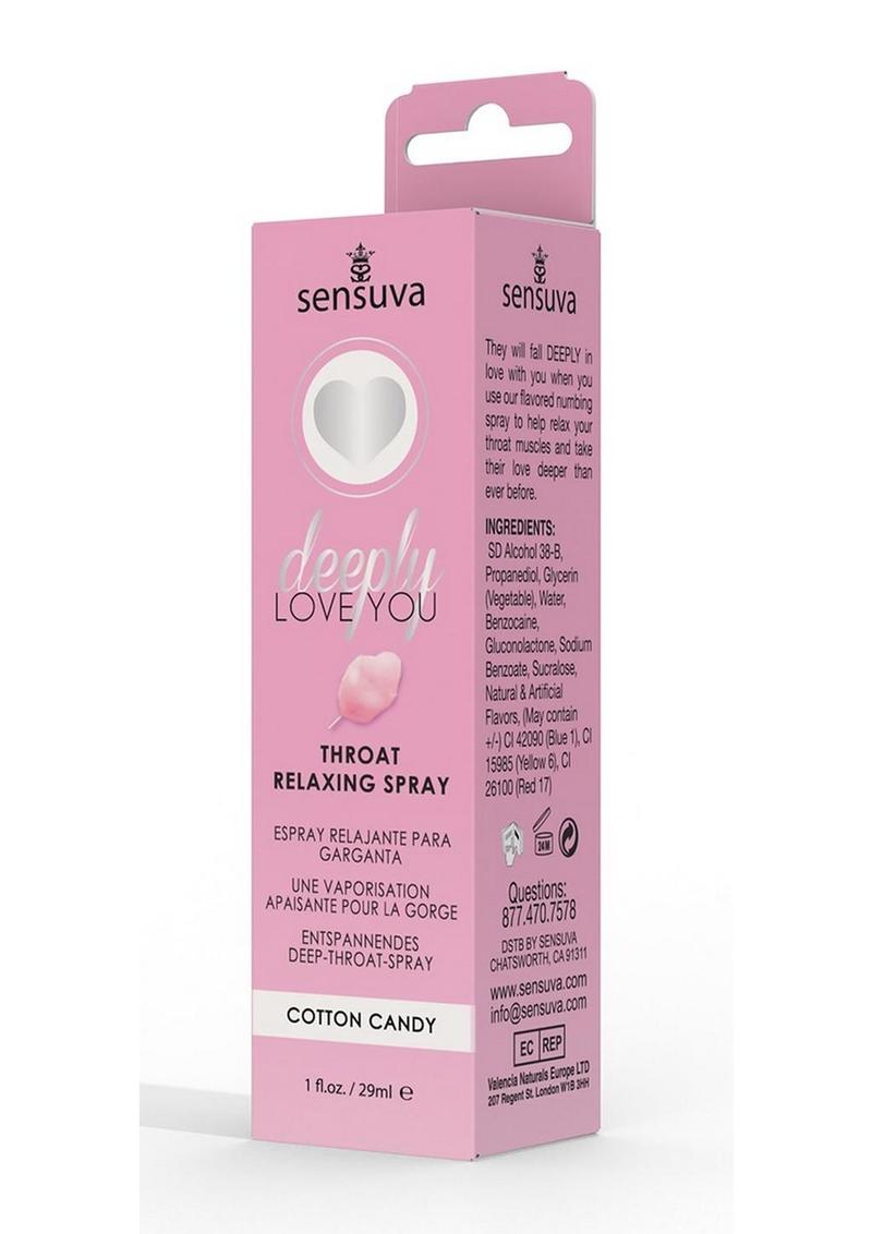 Deeply Love You Throat Relaxing Spray Cotton Candy