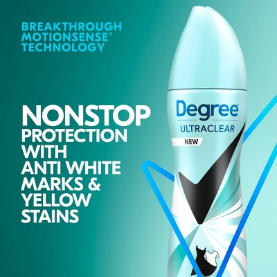 Degree Ultra Clear Black + White Pure Clean Antiperspirant & Deodorant Dry Spray 3.8oz/2ct - New - PhishStones Products