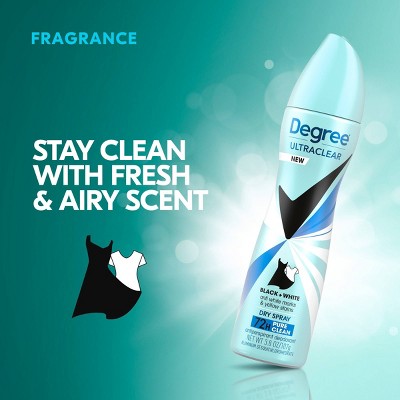Degree Ultra Clear Black + White Pure Clean Antiperspirant & Deodorant Dry Spray 3.8oz/2ct - New - PhishStones Products