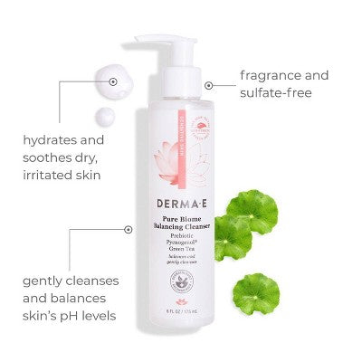 derma e Pure Biome Face Cleanser 6 fl oz - New - PhishStones Products