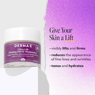 derma e Ultra Lift Firming DMAE Moisturizer 2 oz - New - PhishStones Products