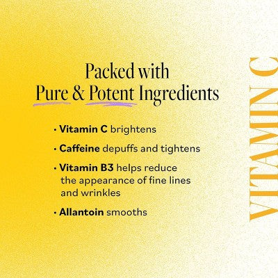 derma e Vitamin C Bright Eyes Hydro Gel Patches 60ct - New - PhishStones Products