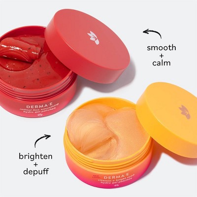derma e Vitamin C Bright Eyes Hydro Gel Patches 60ct - New - PhishStones Products
