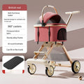 Detachable Pet & Baby Stroller - Portable One - Click Fold, Lightweight Universal Travel Stroller - PhishStones Products
