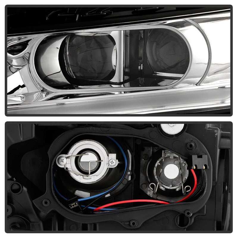 SPYDER xTune 14-18 Chevy Impala (Excl Limited) DRL Halogen Proj Headlights - Chrm (PRO-JH-CIM15-LB-C) 9042898