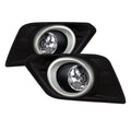 SPYDER Nissan Rogue 2014+ OEM Fog Light W/Switch- Clear FL-NR2014-C 5080257
