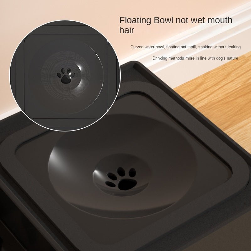 Dog Double Bowls Stainless Stand Adjustable Height Pets Feeding Dish Bowl Big Dog Elevated Food Water Feeders For Dogs Pet Products - PhishStones Products