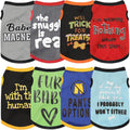 Dog Shirt Set 8 Pack Breathable Puppy Clothes Summer Fall XS - 3XL - PhishStones Products