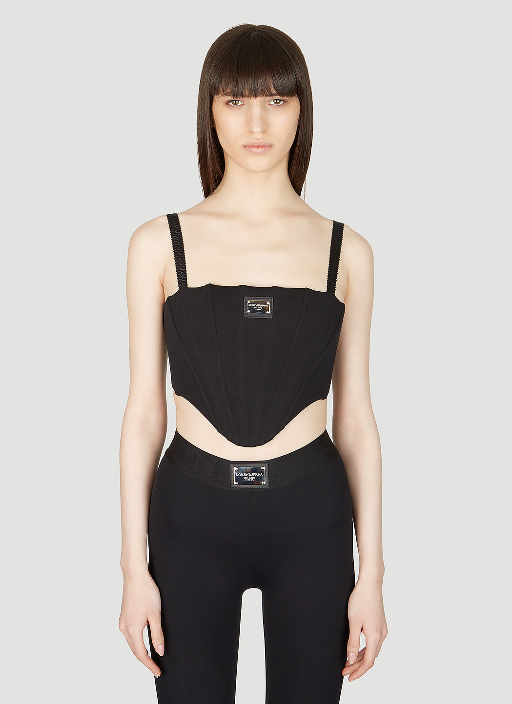 Dolce & Gabbana Women Logo Plaque Corset