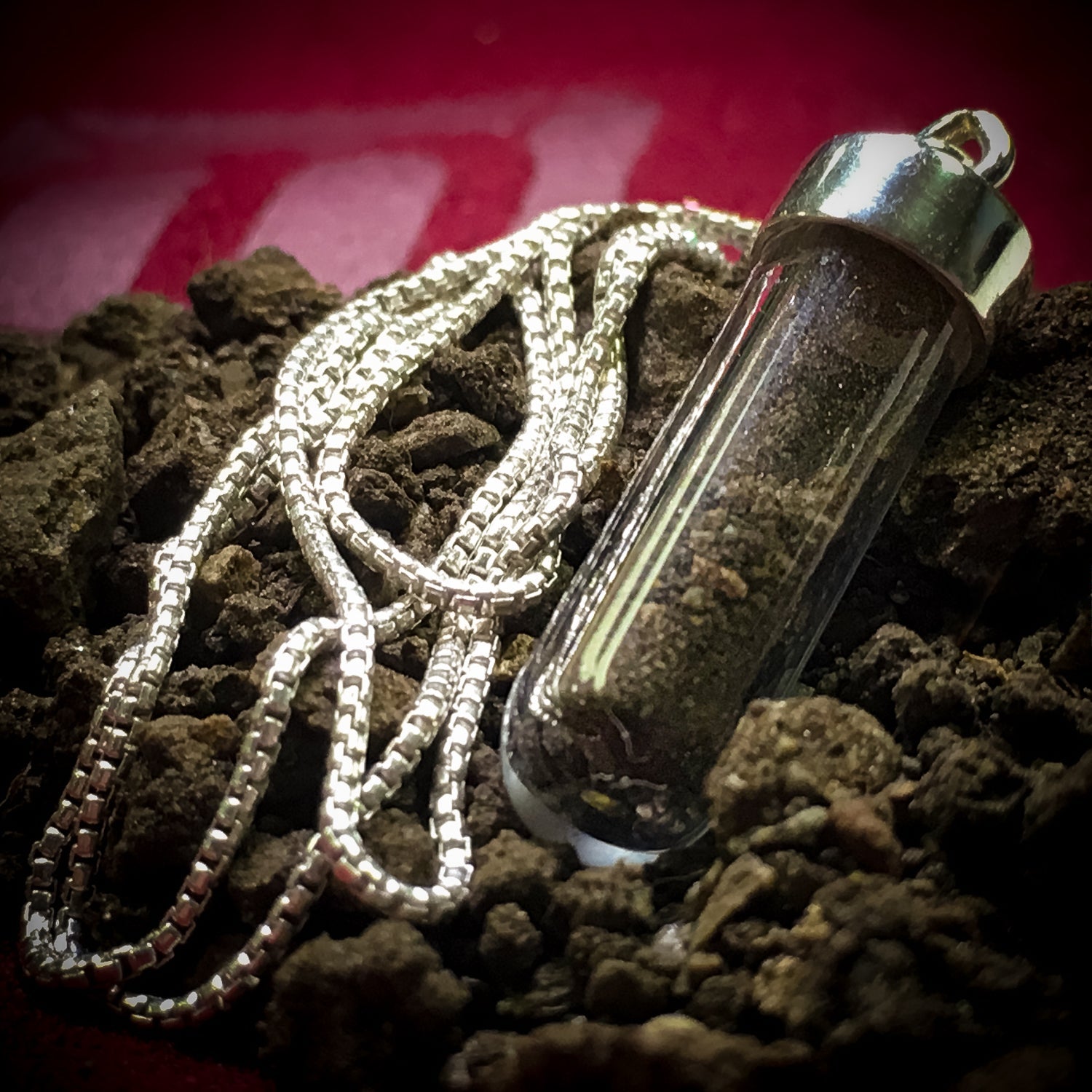 Dracula Soil Vial Necklace 🦇