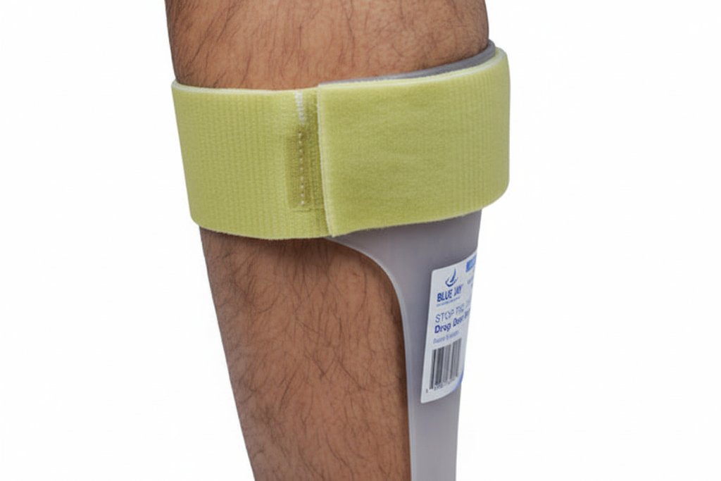 Drop Foot Brace Left Medium | Dorsiflexion Assist | Shoe Compatible | Men's 6.5-10 Women's 8-11.5