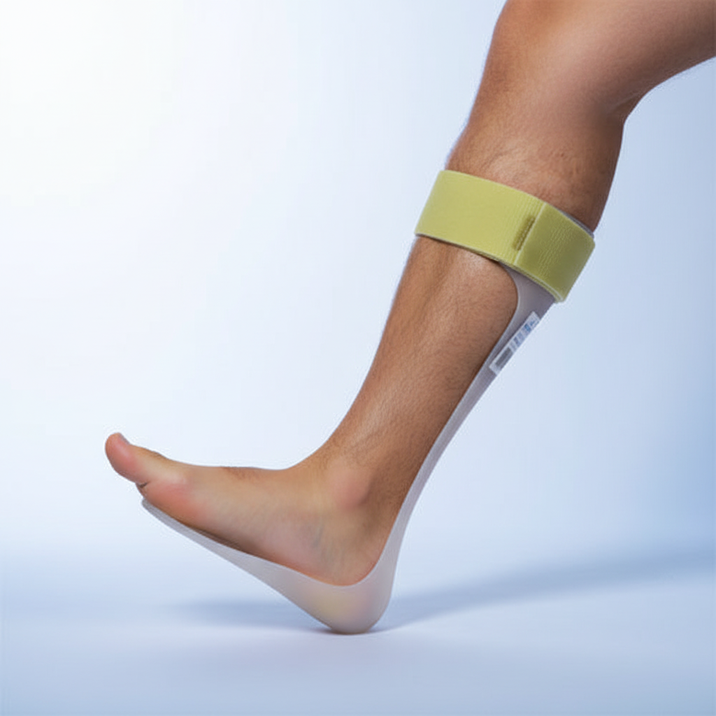 Drop Foot Brace Left Medium | Dorsiflexion Assist | Shoe Compatible | Men's 6.5-10 Women's 8-11.5