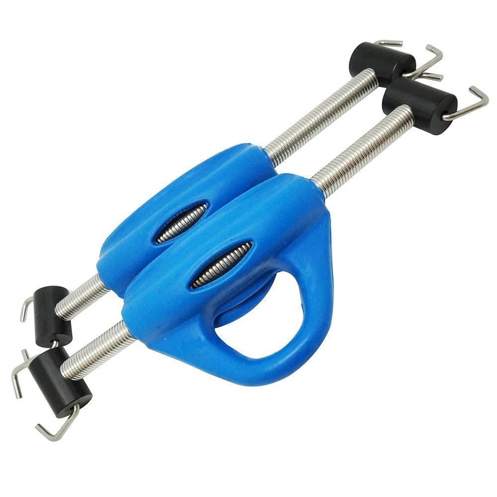 Scuba Choice Diving SS Blue Spring Fin Straps Pin Style  - Pair