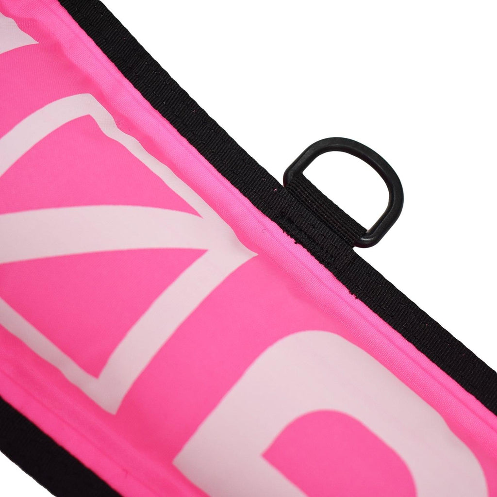 Scuba Diving 4ft Pink Surface Marker Signal Tube w/ Plastic Clip
