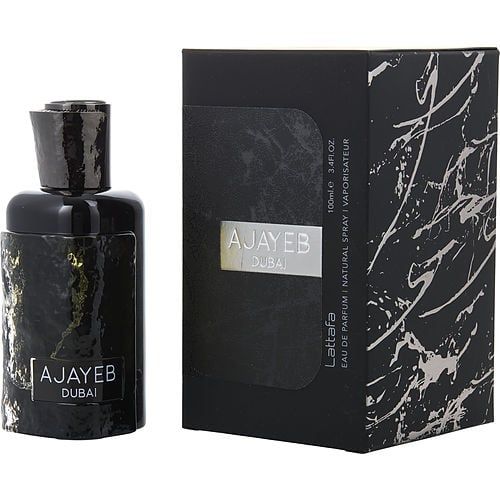 LATTAFA AJAYEB DUBAI by Lattafa EAU DE PARFUM SPRAY 3.4 OZ