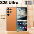 I25 Ultra 5G Smartphone, Unlocked Cell Phone, 6.8" HD Screen Unlocked Phones,  , 6000mAh Battery, Built in Pen, 12+512GB, Android 14, Face ID+Fingerprint Lock(Orange)