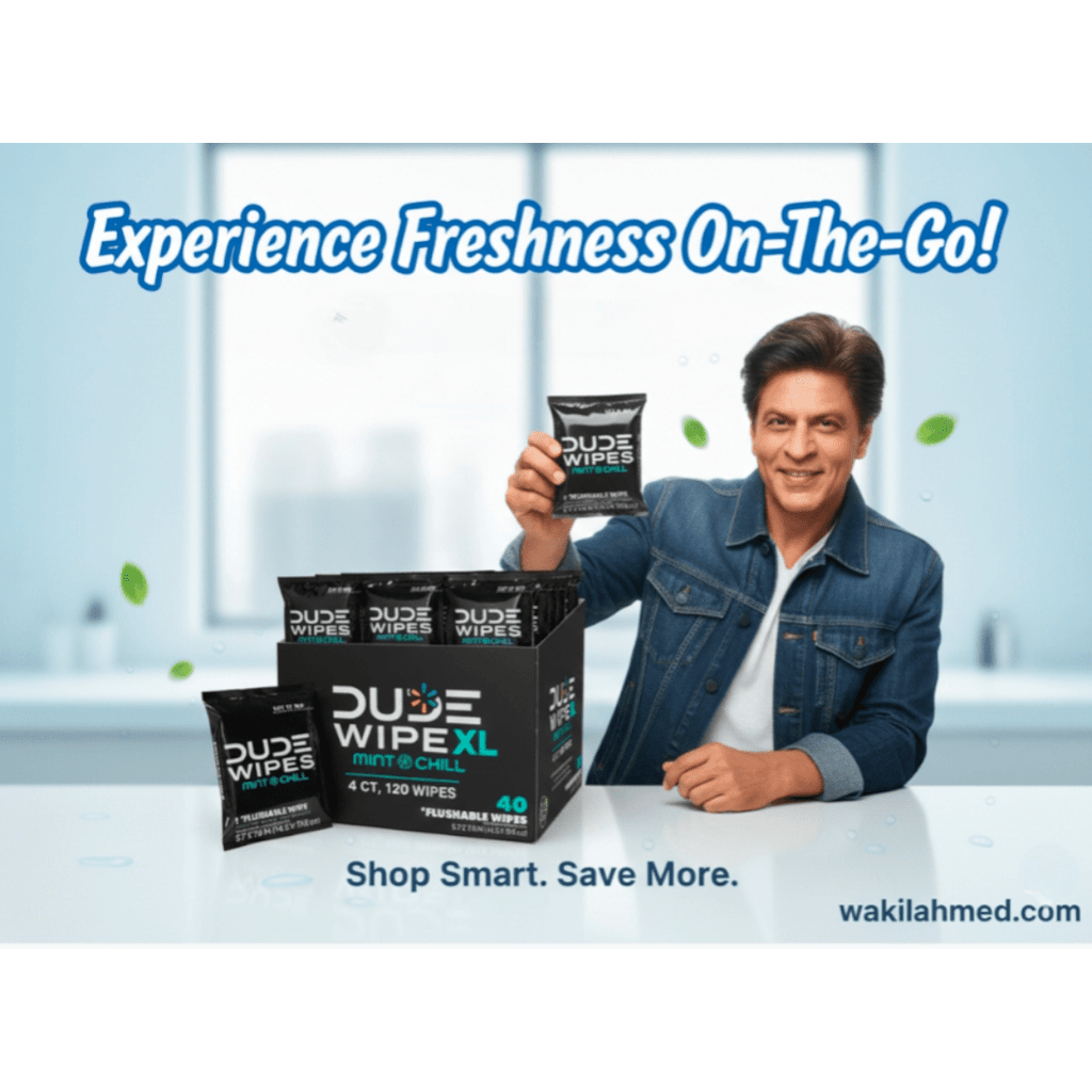 DUDE Wipes XL Flushable Wipes – Fragrance Free, Hypoallergenic Adult Wipes (400 CT / 480 CT) - PhishStones Products