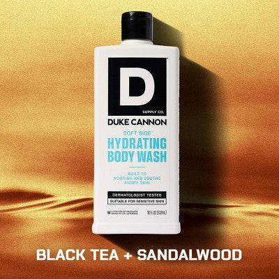 Duke Cannon Supply Co. Soft Side Hydrating Men's Body Wash 18 fl oz - Imperfect Container - PhishStones Products