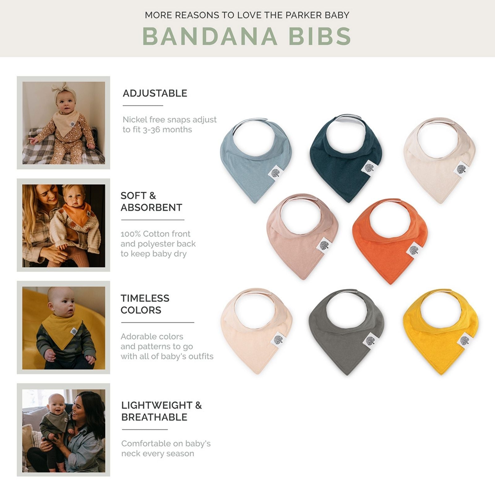 Dune Bandana Bib Set (8 pack) - PhishStones Products