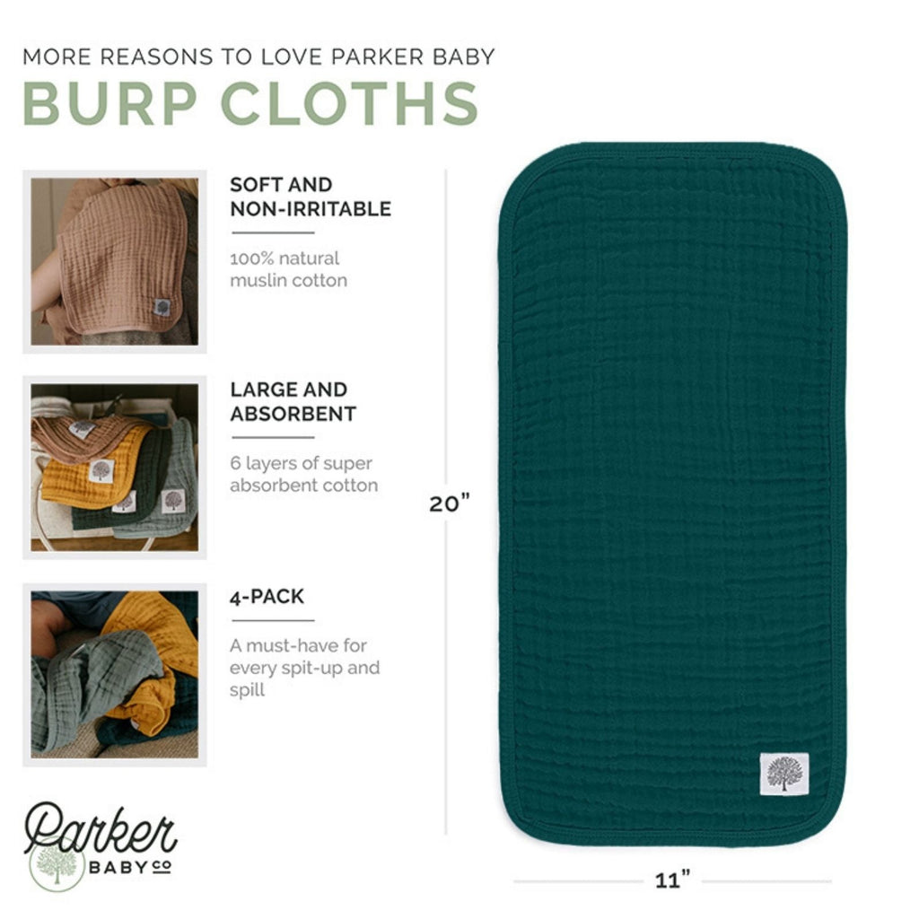 Dune Set - Muslin Burp Cloths (4 Pack) - PhishStones Products