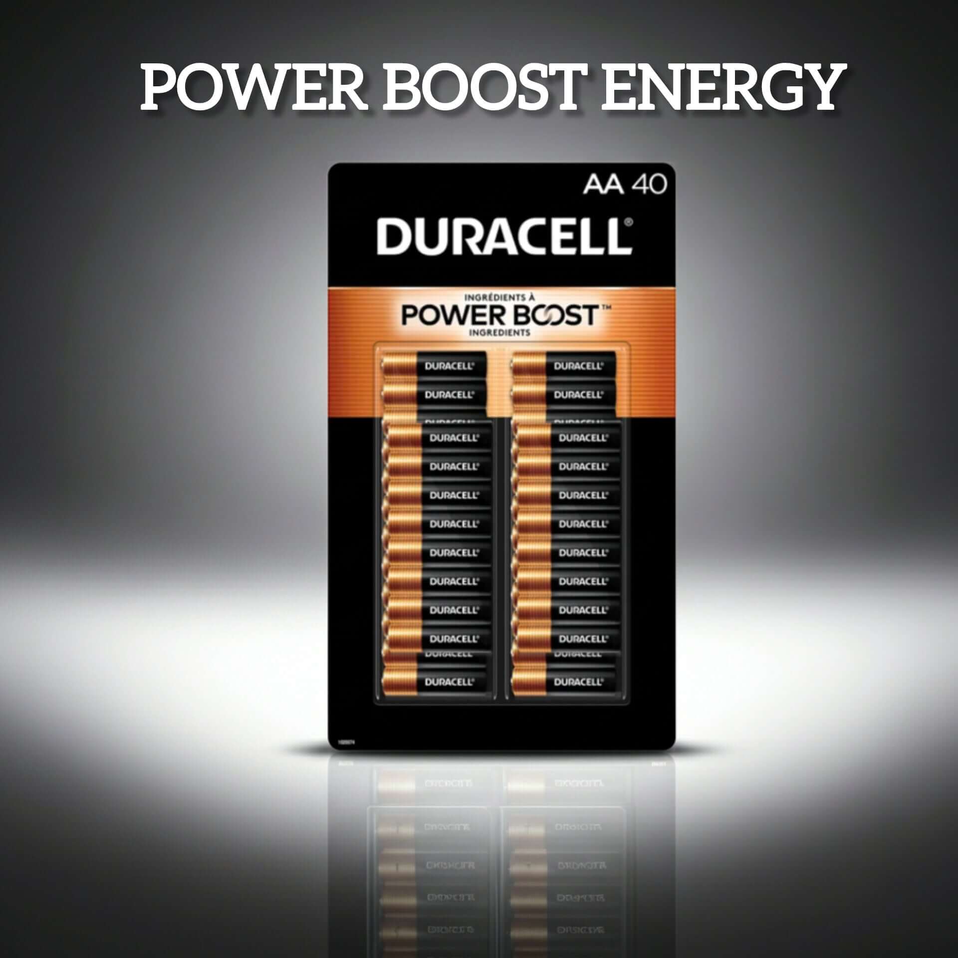 Duracell Coppertop Alkaline AA Batteries 40 Count – Long Lasting Power - PhishStones Products