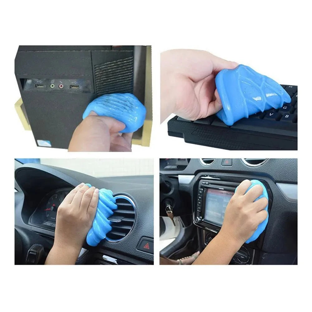 Dust Cleaner Gel | Reusable Multi-Purpose Cleaning Slime for Car and Home