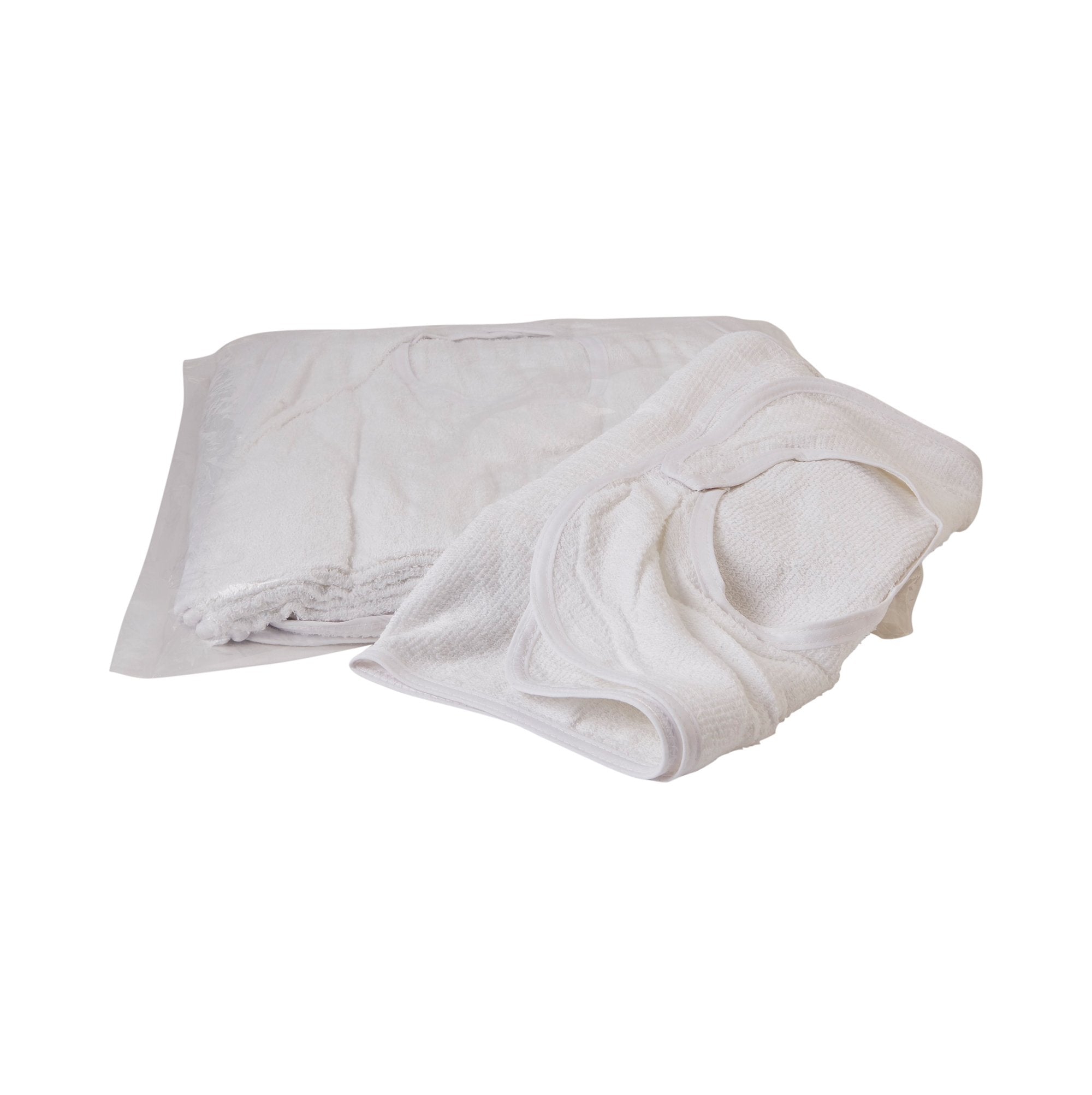 Beck's Classic Terry Adult Bib, White TB1834